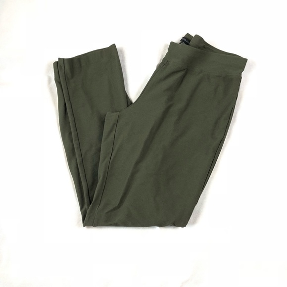 Eileen Fisher Pants - Eileen Fisher Pants Stretch Pull Olive Green Sz M